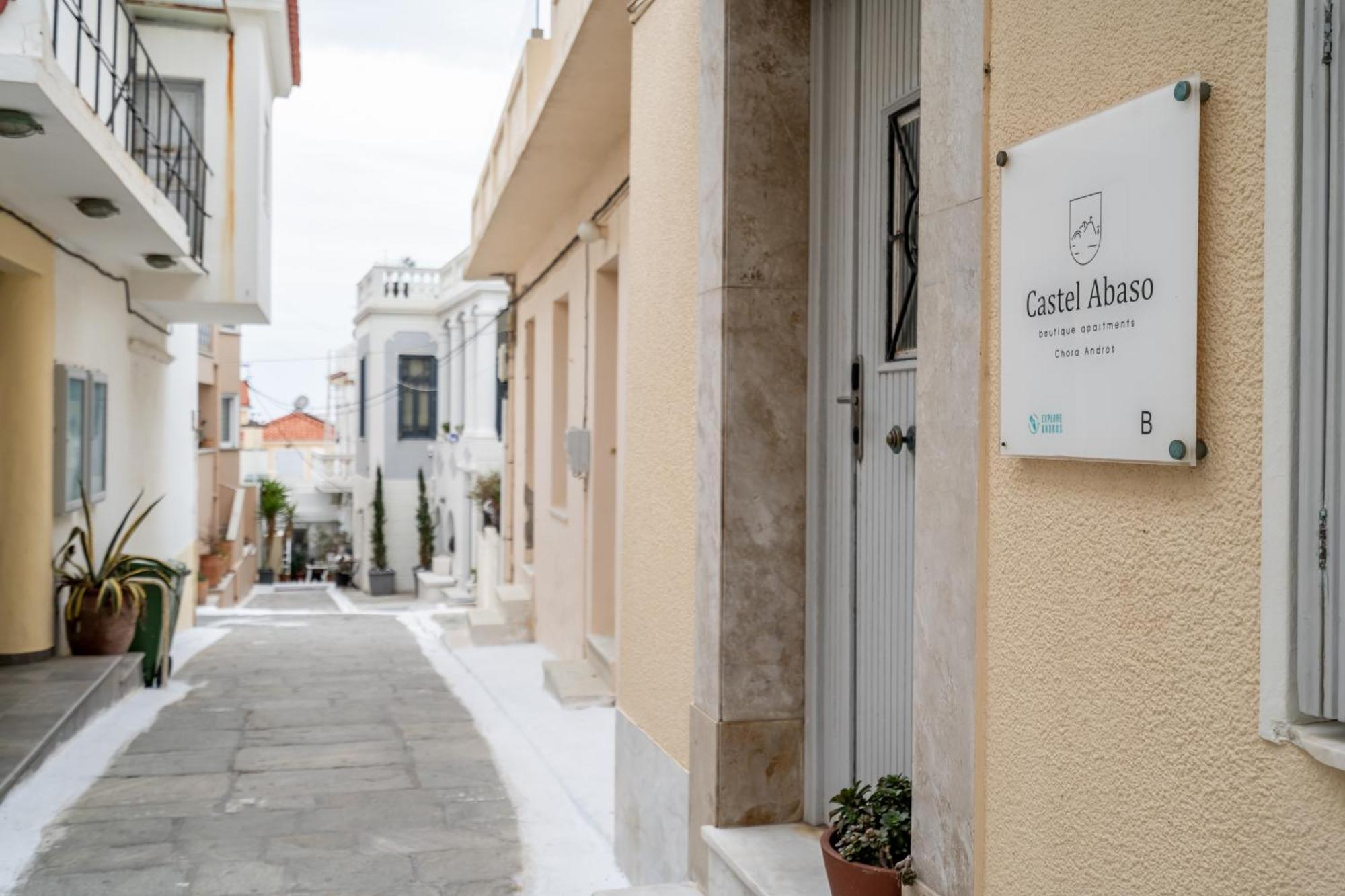 Castel Abaso Boutique Apartments By Explore Andros Eksteriør bilde